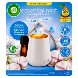   Air Wick Aroma Diffúzor készülék, Pamut és fehér orchidea illat (20 ml)