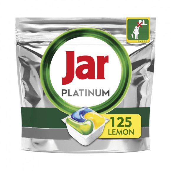 Jar Platinum mosogatógép tabletta citrommal (125 db)