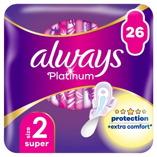Always Ultra Platinum Super egészségügyi betét (26 db)