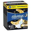 Always Ultra Ultimate Night egészségügyi betét, 6-os méret (8 db)