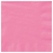 Rózsaszín papír parti szalvéta - 33x33 cm (20 db)