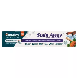   Himalaya Stain Away folteltávolító és fogfehérítő gyógynövényes fogkrém (75 ml)