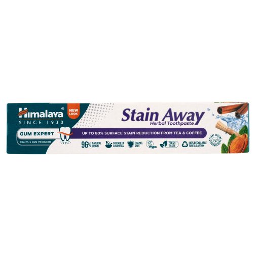 Himalaya Stain Away folteltávolító és fogfehérítő gyógynövényes fogkrém (75 ml)