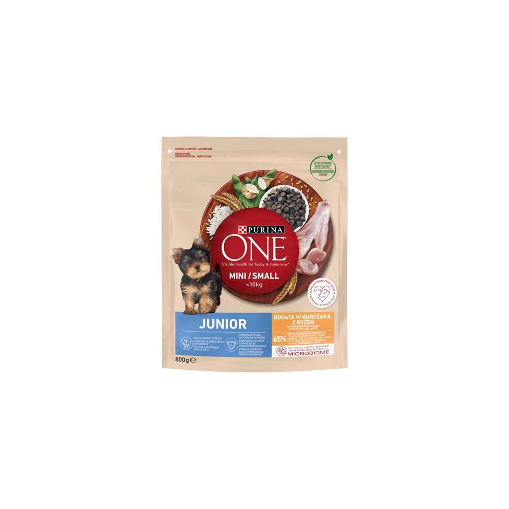 Purina One Mini Junior száraz kutyaeledel csirkével (800 g)