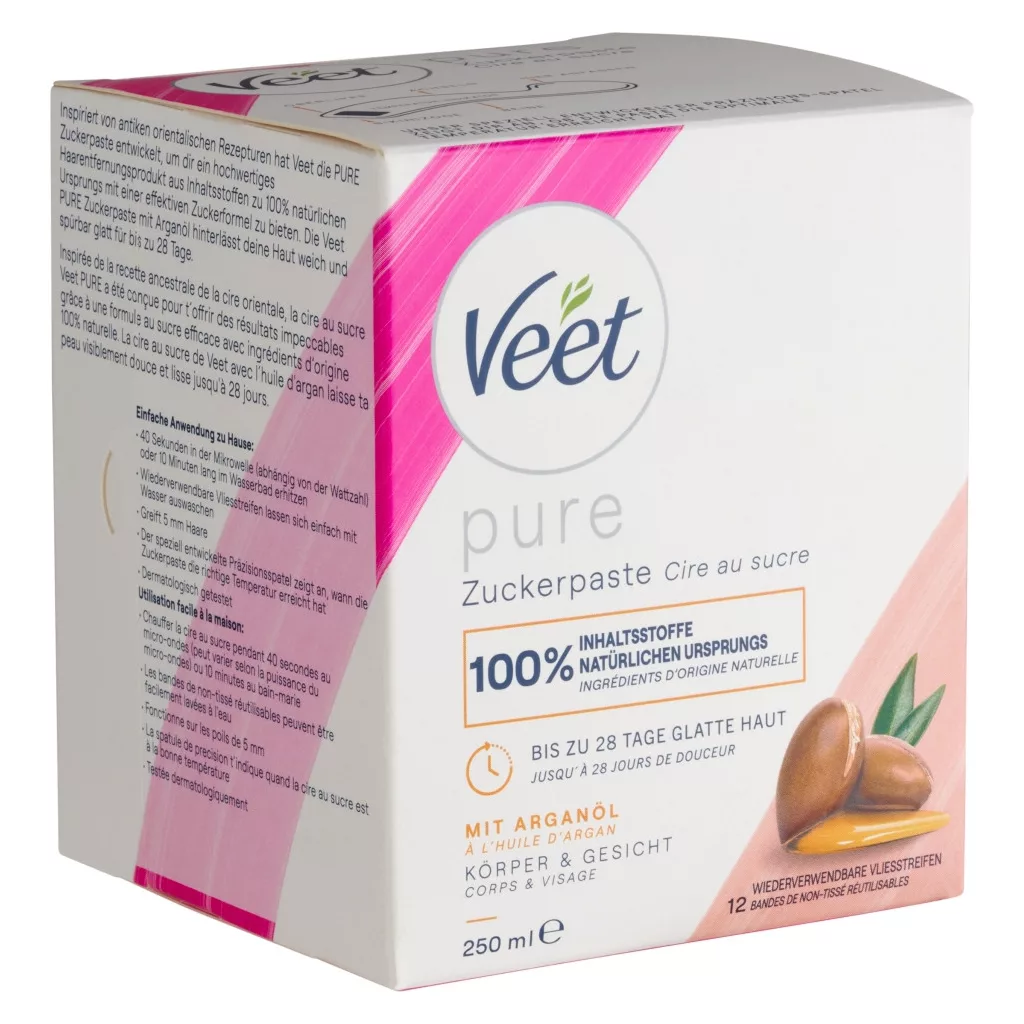 Veet szőrtelenítő cukorpaszta argánolajjal (250 ml)