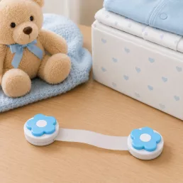 BabyBruin többfunkciós biztonsági zár, kék (7 colos)