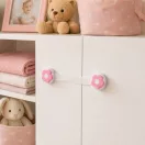 BabyBruin többfunkciós biztonsági zár, rózsaszín (7 colos)