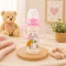 BabyBruin műanyag karcsúsított cumisüveg fogóval 240 ml (lányos)