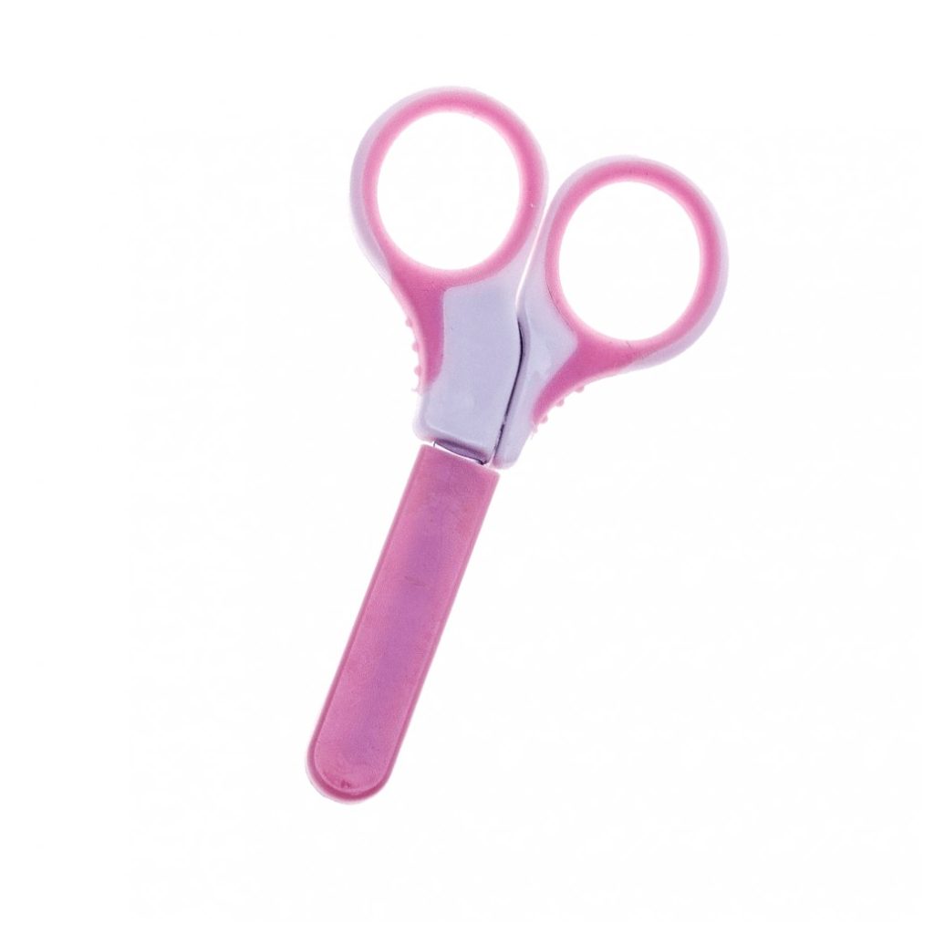 BabyBruin biztonsági babaolló (rózsaszín)