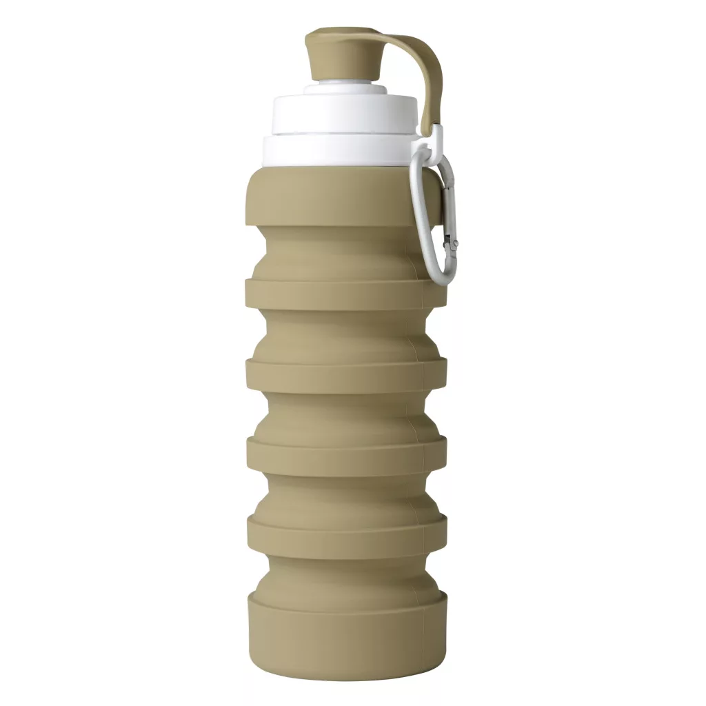 Mininor összecsukható szilikon kulacs 200/500ml (homok)