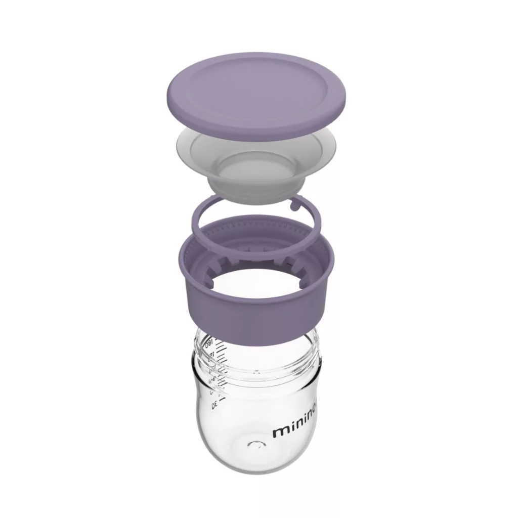 Mininor 360° ivástanuló pohár 220 ml (lila)