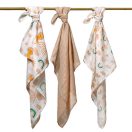 BabyOno textilpelenka - bézs-oroszlán (3 db)