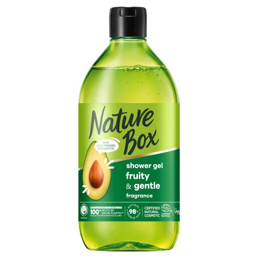 Nature Box Avokádó tusfürdő a táplált bőrért (385 ml)