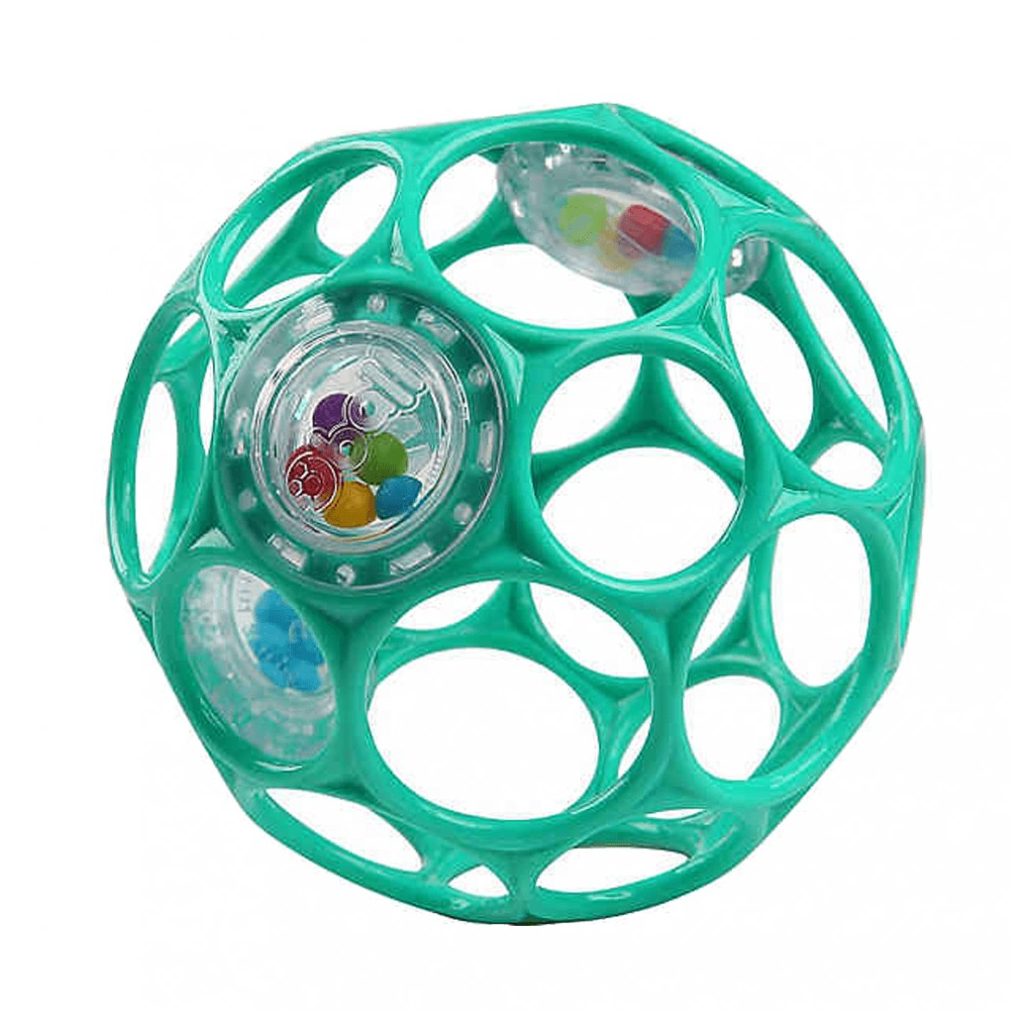 Oball csörgős játék 10 cm - türkizkék (0 hó+)