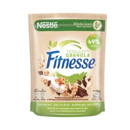   Nestlé Fitness Granola Quinoa Choco Almond - Ropogós gabonafalatok zabpehellyel, csokoládéval, mandulával, quinoaval és ásványi anyagokkal (300g)