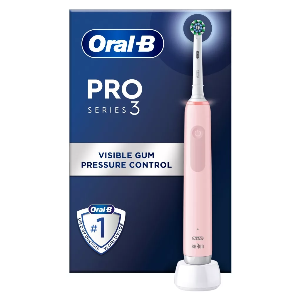 Oral-B Pro Series 3 Elektromos fogkefe pink