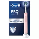 Oral-B Pro Series 3 Elektromos fogkefe pink