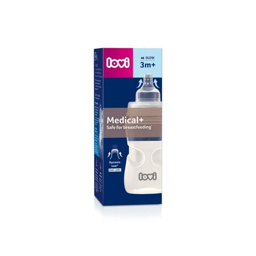 LOVI Cumisüveg SuperVent Medical+ 250 ml (3 hó+)