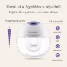 Lansinoh Hordható mellszívó szett 25 db anyatejgyűjtő zacskóval