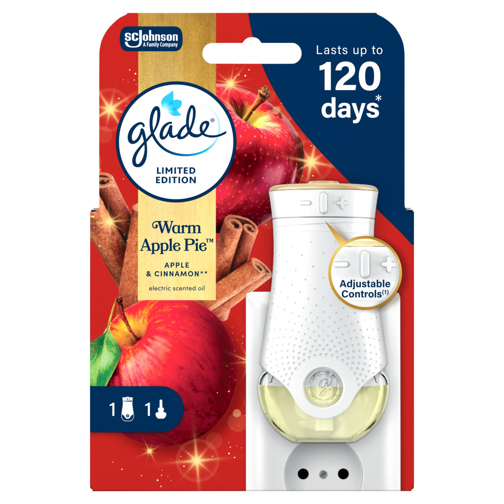 Glade Warm Apple Pie elektromos légfrissítő készülék (20 ml)