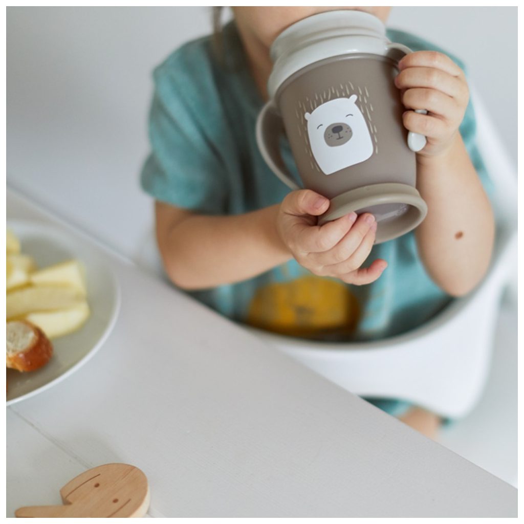 LOVI Drink Master 360° itatópohár, 250 ml (9 hó+) - Buddy Bear