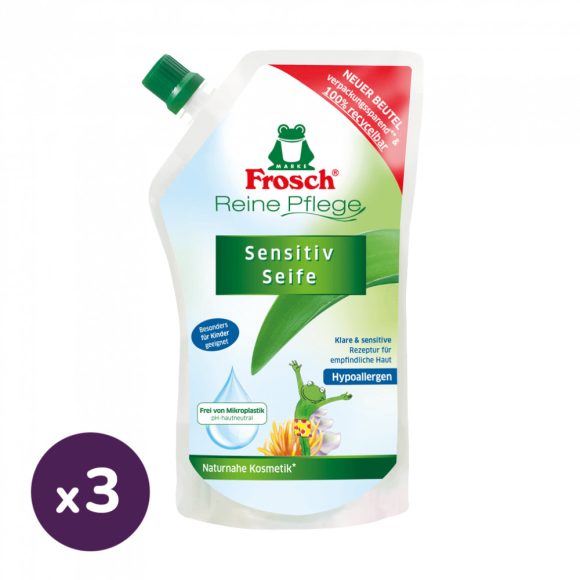 Frosch folyékony szappan utántöltő gyerekeknek 3x500 ml