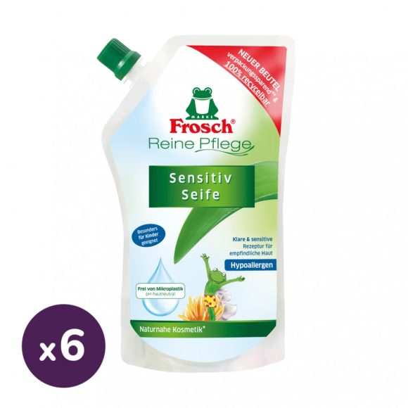 Frosch folyékony szappan utántöltő gyerekeknek 6x500 ml