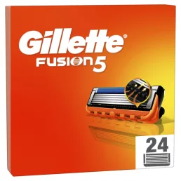   INGYENES SZÁLLÍTÁS - Gillette Fusion5 Borotvabetétek Férfi Borotvához (24 db) + AJÁNDÉK Kulacs