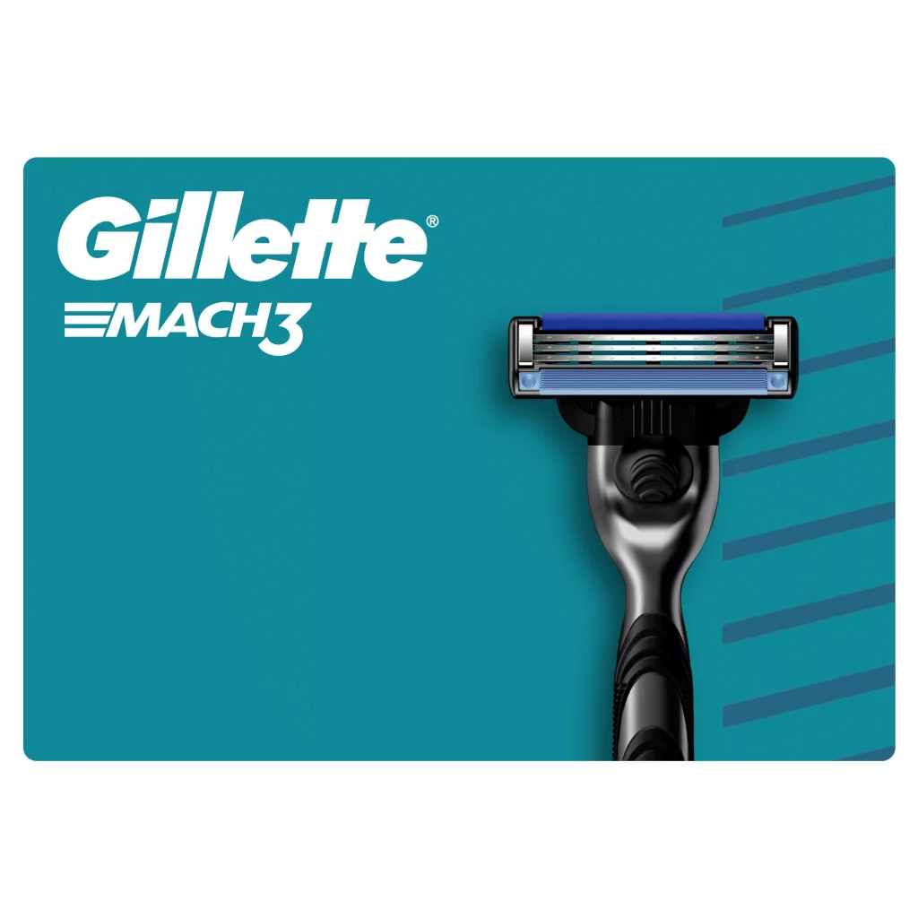 Gillette Mach3 Borotvabetétek Férfi Borotvához (24 db) + AJÁNDÉK Kulacs