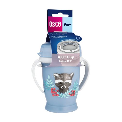 LOVI Drink Master 360° itatópohár, 250 ml (9 hó+) - Wild Soul boy