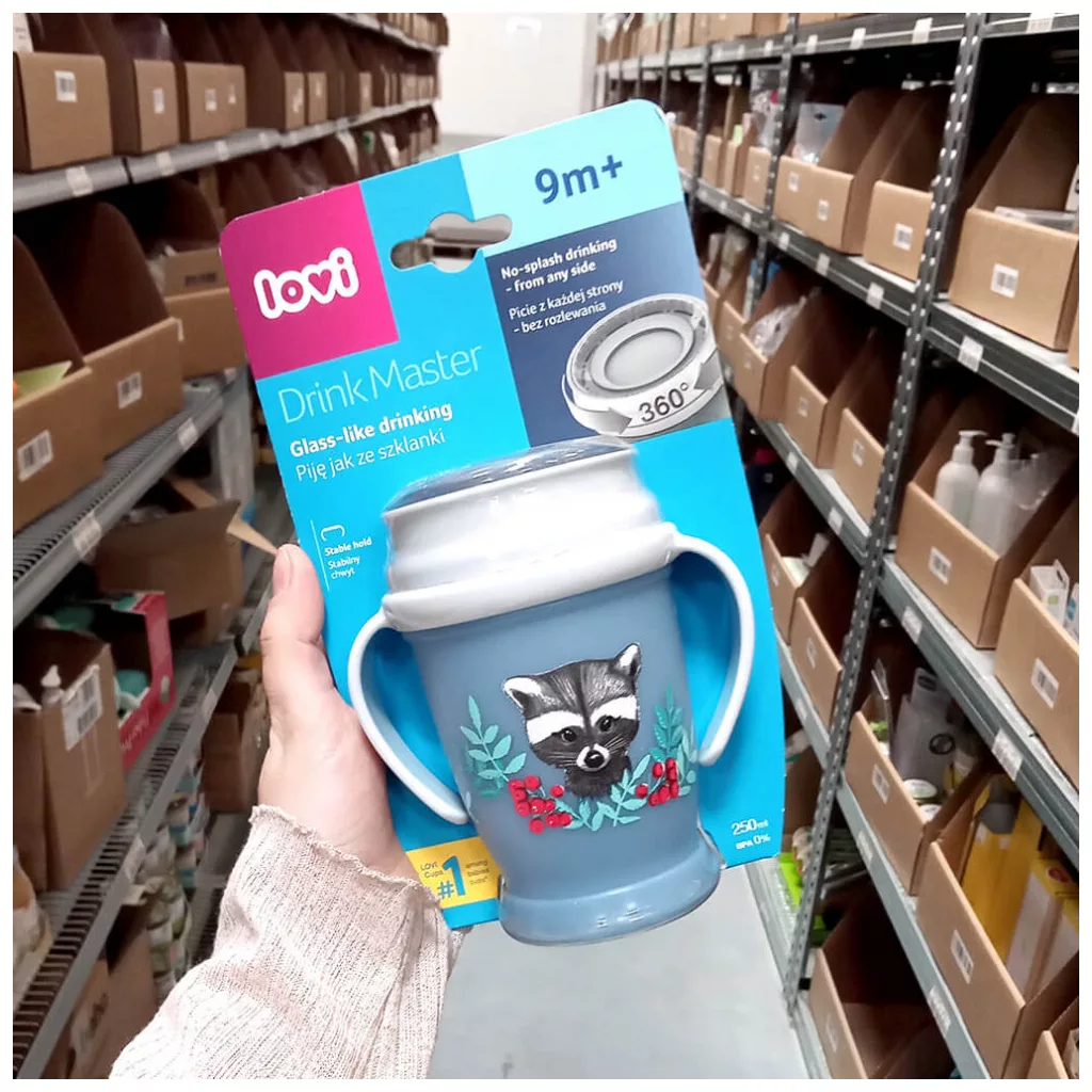 LOVI Drink Master 360° itatópohár, 250 ml (9 hó+) - Wild Soul boy