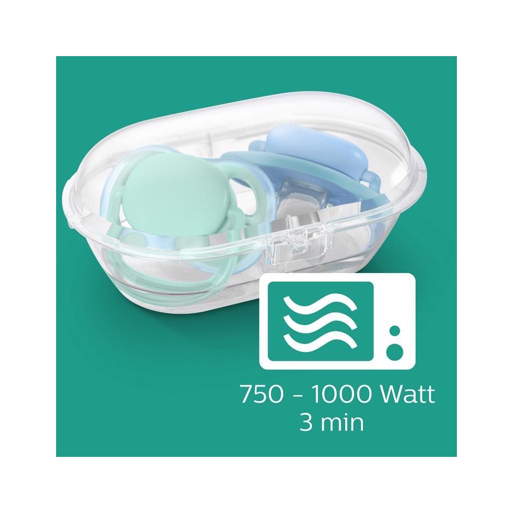 Philips Avent SCF085/21 Játszócumi Ultra air neutral 0-6hó fiús 2db (kék-zöld)