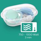 Philips Avent SCF085/21 Játszócumi Ultra air neutral 0-6hó fiús 2db (kék-zöld)