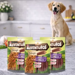   Purina Adventuros Strips jutalomfalat kutyáknak szarvas, vad ízű (3x90 g)