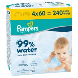 Pampers Aqua nedves törlőkendő 4x60 db