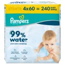 Pampers Aqua nedves törlőkendő 4x60 db