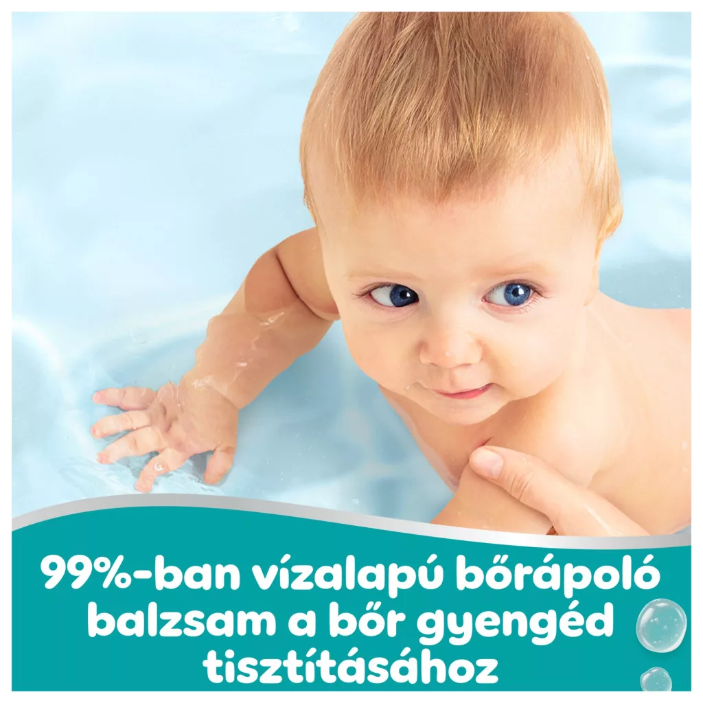 Pampers Aqua nedves törlőkendő 4x60 db
