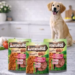   Purina Adventuros Nuggets jutalomfalat kutyáknak vaddisznó, vad ízű (3x90 g)