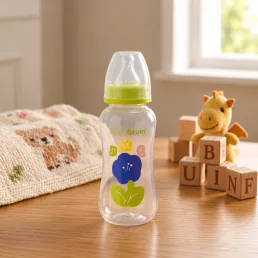 BabyBruin karcsúsított cumisüveg 240 ml (zöld)