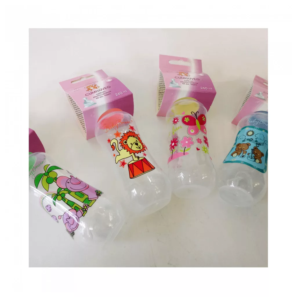 BabyBruin cumisüveg 240 ml (lányos)