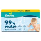 Pampers Aqua nedves törlőkendő 9x60 db