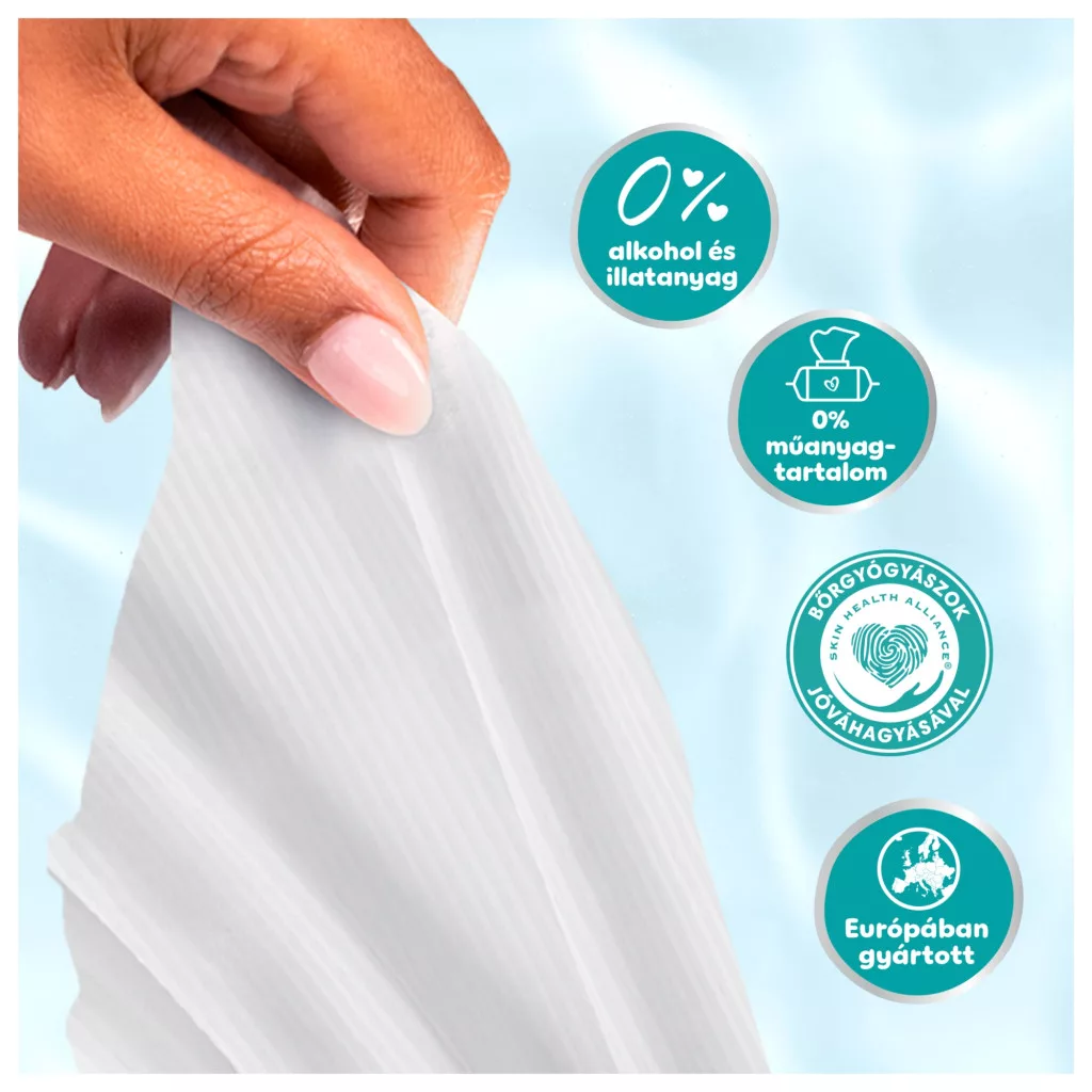 Pampers Aqua nedves törlőkendő 9x60 db