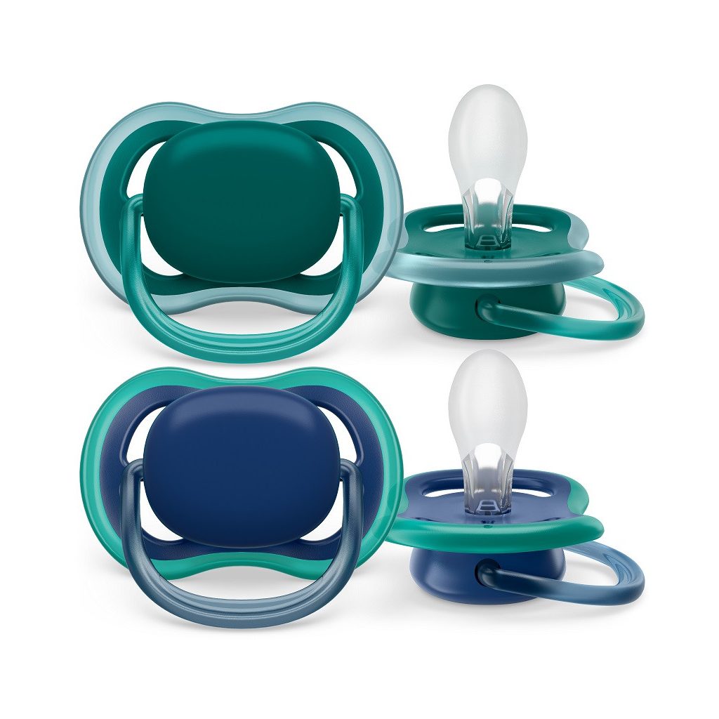 Philips Avent SCF085/31 Játszócumi Ultra air neutral 6-18hó fiús 2db (kék)