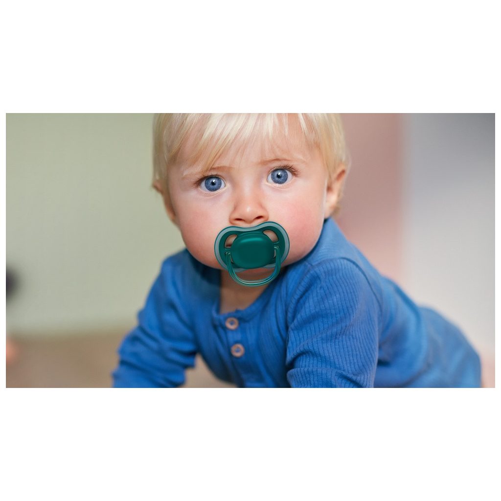 Philips Avent SCF085/31 Játszócumi Ultra air neutral 6-18hó fiús 2db (kék)