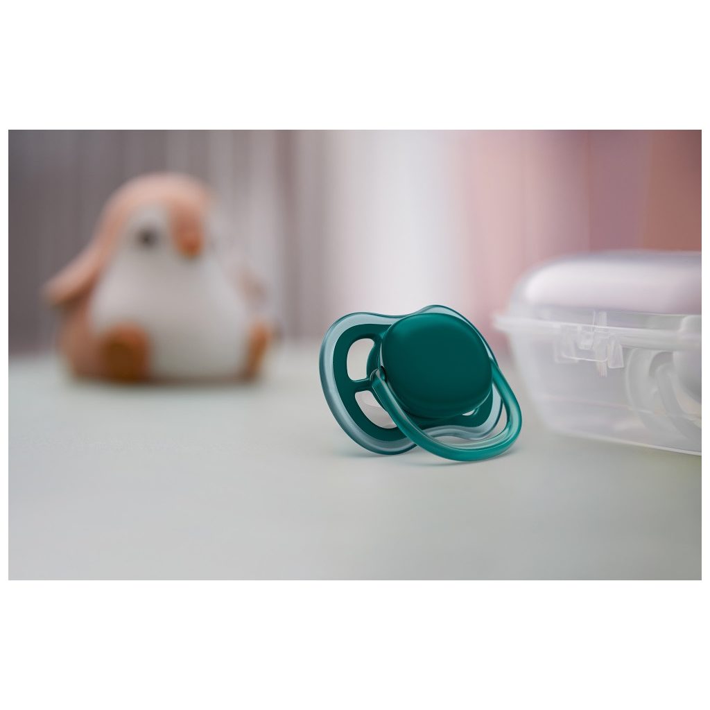 Philips Avent SCF085/31 Játszócumi Ultra air neutral 6-18hó fiús 2db (kék)