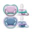 Philips Avent SCF085/34 Játszócumi Ultra air neutral 6-18hó lányos 2db (kék-lila)