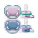 Philips Avent SCF085/34 Játszócumi Ultra air neutral 6-18hó lányos 2db (kék-lila)