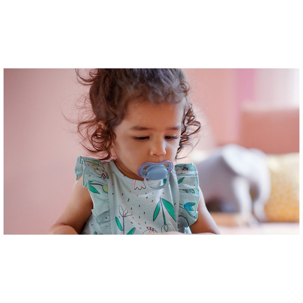 Philips Avent SCF085/34 Játszócumi Ultra air neutral 6-18hó lányos 2db (kék-lila)