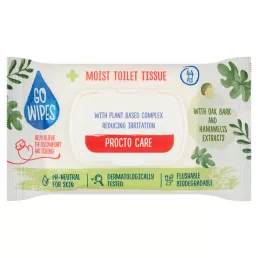 GoWipes Procto Care nedves toalettpapír Flip-top (44 db)