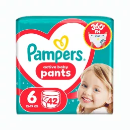 Pampers Active Baby Pants bugyipelenka 6, 13-19 kg, 44 db
